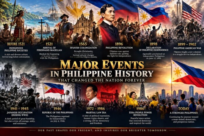 Major Events in Philippine History That Changed the Nation Forever