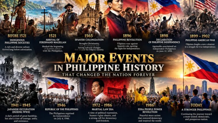Major Events in Philippine History That Changed the Nation Forever