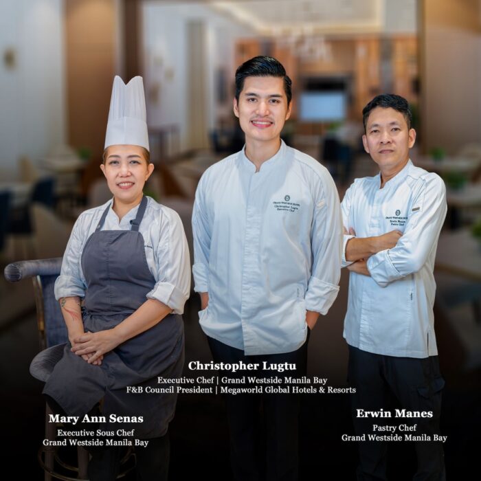 Meet the Three Chefs Shaping the Dining Experiences at Grand Westside Manila Bay
