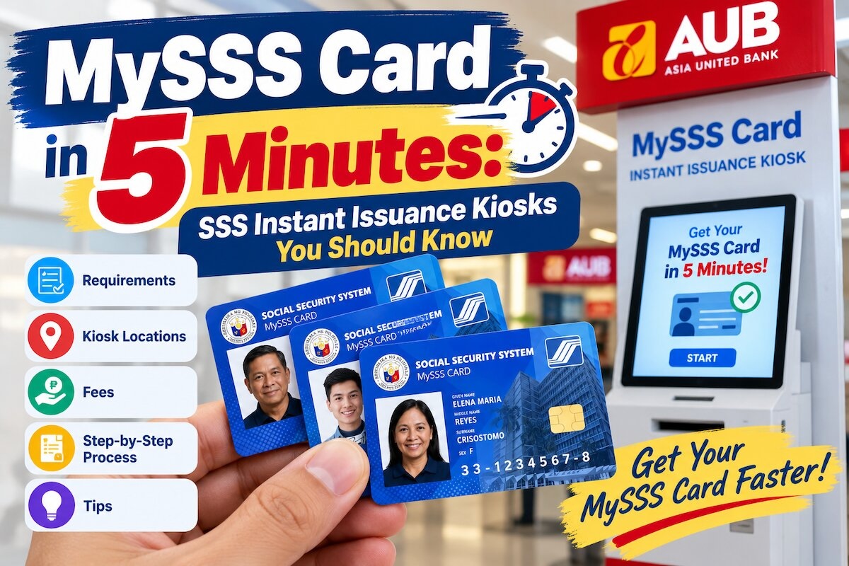 MySSS Card in 5 Minutes: SSS Instant Issuance Kiosks You Should Know