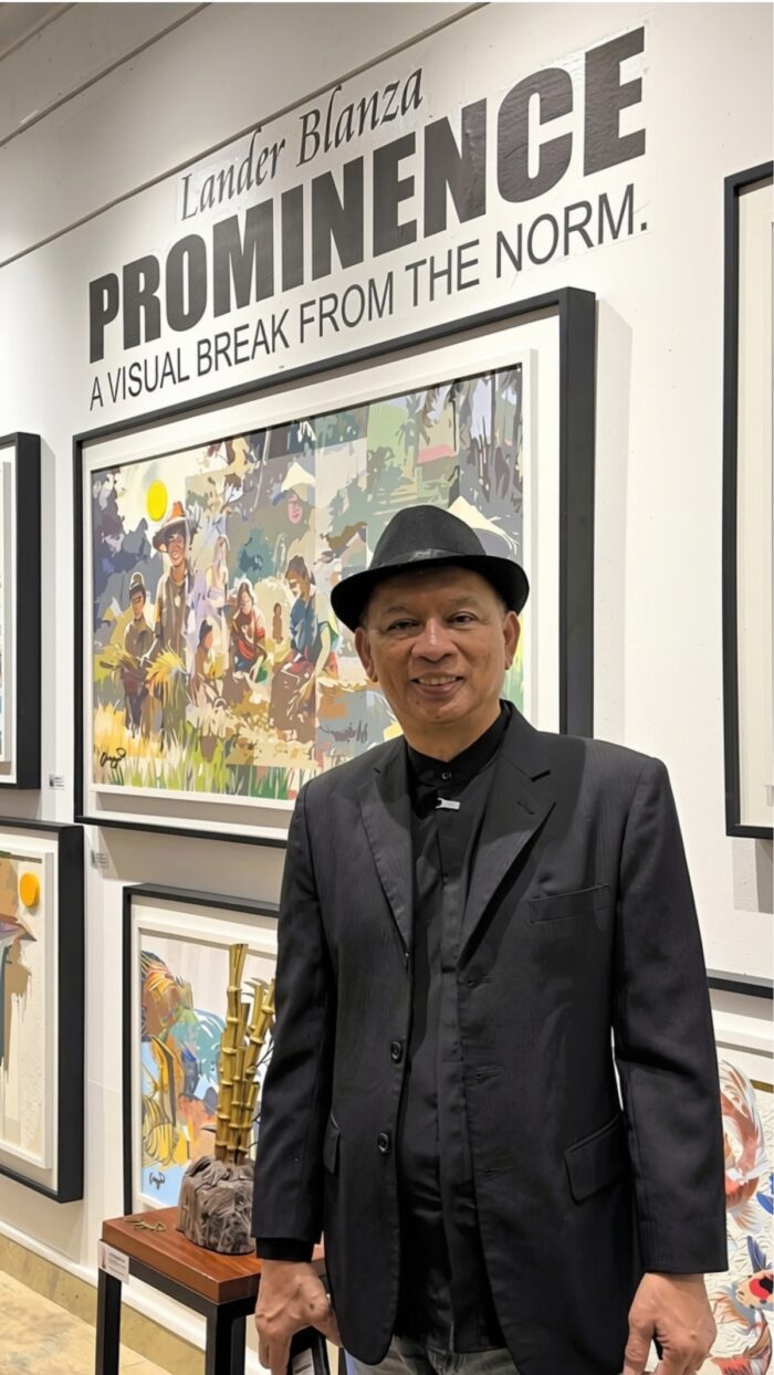 Prominence A Visual Break from the Norm, the 12th solo exhibition of Filipino multidimensional artist Lander Blanza