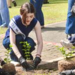Megaworld Global Hotels & Resorts thru Hotel Lucky Chinatown held a Sampaguita planting activity at the Chinese Garden at Luneta Park in partnership with Mr. & Ms. Chinatown Global and NPDC.
