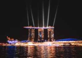 Singapore Marina Bay Sands at Night