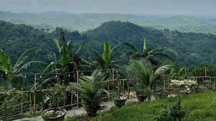 The magnificent scenery at the top of the mountain was definitely worth climbing up 330 steps and seeing the beautiful side of nature.