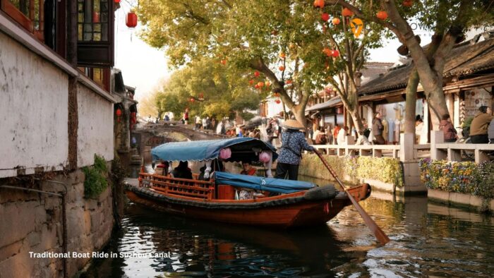 Traditional Boat Ride in Suzhou Canal